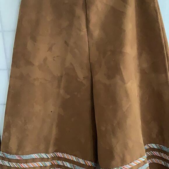 PALAZZO PANTS FAUX SUEDE SIZE 11-12 - Picture 6 of 6